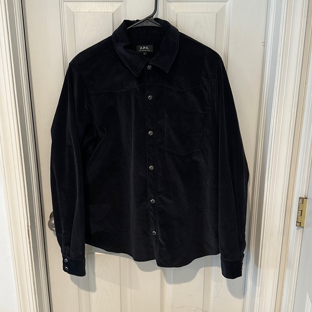 APC corduroy shirt